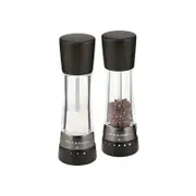Cole & Mason Derwent 19cm Beech Wood/acrylic Salt & Pepper Mill Set - Black