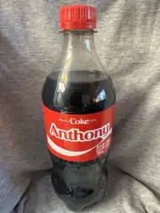 Share A Coke with Anthony 2025 Personalized Gift Coca Cola Bottle 20oz