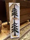 Merry Moments Aldi Like Pottery Barn Set Of 2 Metal Sculpted Black Matte Trees