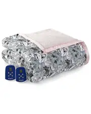 Shavel Home Products Micro Flannel Reverse To Sherpa Electric Blanket