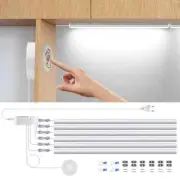 Hand Scan Switch Penetrable Wood Touch Sensor Dimmable LED Under Cabinet Lights