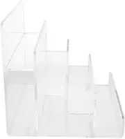 Alasum Acrylic Handbag Display Stand Transparent Wallet Rack with Tiered Design for Efficient Space Management Stylish Storage for Retail and Home Use