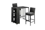 Livsip Outdoor Bar Table and Stools Set