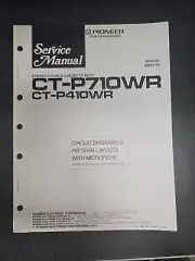 Pioneer CT-P710WR/P410WR Dbl Cass Deck Circuit Diagram Service Manual