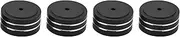 4Pcs 40X20Mm Aluminum HiFi AMP Isolation Stand Turntable Feet Pad