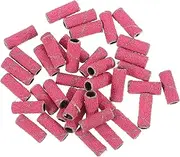ADOCARN Portable Nail Sanding Bands Set 50pcs Mini Manicure Sanding Rings for Acrylic Natural Nails