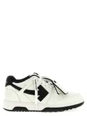 [Off-White] Off-White-Out Of Office Sneakers Bianco/Nero-Uomo 44