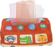 OFFIGAM 1Set Sensory Tissue Box Early Learning Finger Exercise for Development Engaging Sound Soft Materials for Interactive Play Activities
