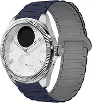 Compatible with Withings Smartwatch Bands, Lamshaw 18mm, 20mm Magnetic Silicone Sport Strong Magnet Strap Watchband Compatible with Withings ScanWatch 2 38mm, 42mm/Scanwatch Nova 42mm, ScanWatch Nova