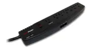 6ft 7 Outlet Surge Protection 1250 Joules by CyberPower Black