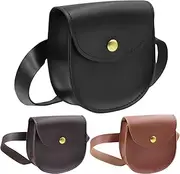 [Gnaillxc] Kids' Mini Crossbody Bag | Adjustable PU Leather Strap | Ideal for Girls' Picnics, Shopping, Parties, & Travel - Waist & Shoulder Bag, All