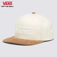 在飛比找momo購物網優惠-【VANS 官方旗艦】Drop V 男女款米色棒球帽