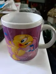 Tweety Bird Looney Tunes Ceramic Coffee Mug/Cup Gibson Pink music Warner Bros.