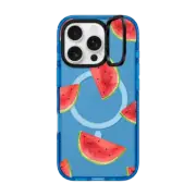 iPhone 16 Pro Impact Ring Stand Case MagSafe Compatible Watermelon Shuffle