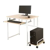 在飛比找momo購物網優惠-【DFhouse】亨利80公分附鍵盤多功能工作桌+主機架-白