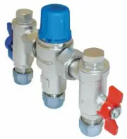 Tomson THERMOSTATIC MIXING VALVE 1600kPa Nickel Plated- 15mm Or 20mm