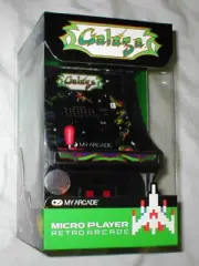 New MY ARCADE GALAGA VIDEO GAME Micro Player Retroarcade Machine NIB New In Box