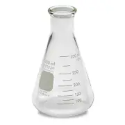 PYREX 4980-300, 300mL Narrow Mouth Erlenmeyer Flasks w/ Heavy Duty Rim (Single)