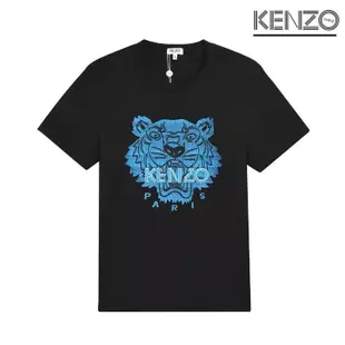 【熱賣精選】kenzo老虎頭刺繡短袖 衣服 大尺碼t恤 上衣  情侶款 男女同款