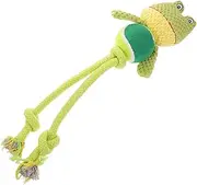 PEPLAYTAL Plush Frog Pet for Dogs Cats Soft Chew with Squeaker Interactive Plush Teething for Puppies Kittens Chew Friendly Design for Amusement