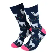 Alpaca Novelty Socks, Mens Sock Gifts, Animal Socks, Funny Socks