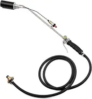 CGTOLOS Propane Torch Weed Burner with Electronic Ignition Switch 6.6ft Hose for Ice Snow Melting Lawn Garden Farm Industry Construction Welding