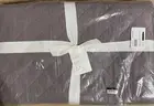 Pottery Barn Belgian Flax Linen Diamond Quilt Full/Queen F/Q Fig - NEW