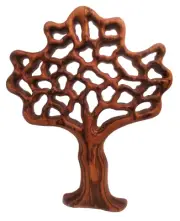 Unique! One of a Kind "Tree of Life" Wall Hanging Hardwood Sculpture