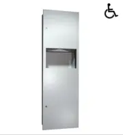 JD Macdonald Paper Towel Dispenser And Waste Bin 34L 10-6462