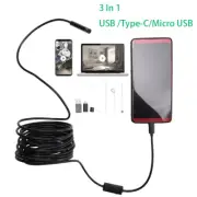 5M Megapixels HD USB C Endoscope Type C Borescope Inspection Camera for Android