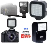 PRO FLASH +36 LED LIGHT FOR Canon Rebel EOS XTI 1200D T3 T3I T4 T5 T6 7D 6D X45