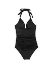 NWT Lauren Ralph Lauren Women's Halter Slimming One Piece Swimsuit 14