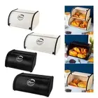 Retro Bread Box Ornament Dustproof Practical Large Capacity Iron Storage