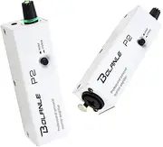 P2 Portable in Ear Monitor Amplifier, Headphone Amp with XLR and TRS Input 3.5mm Output, Headphone Amplifier with Stereo/Mono Switch for Keyboardists, Drummers, Guitar (Single Channel)