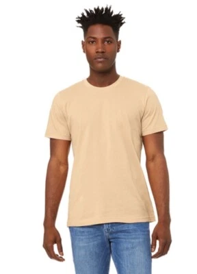 CASE OF 72!! NEW In Box. Bella Canvas 3001CV -Sand Dune Size Large