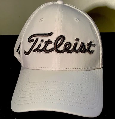 Titleist FJ Pro V1 Cap - White Fitted M/L - Golf Outdoors Stretch