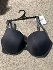 NWT Calvin Klein Push Up Plunge Underwire Logo Bra Size 38C QP2969R-021 RP $52