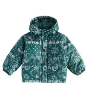 [The New Society] The New Society Gallen paisley puffer jacket Y 14 blue