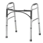 Drive Deluxe Folding Walker Two Button Adult Adjustable Height