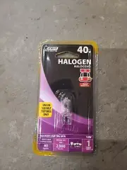 New Feit Electric HALOGEN 40 Watt G9 Bi-Pin G9 Clear Base Bulb