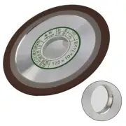 Useful Grinding wheel Hard Steel Polished Silver+Brown Single-sided Tool