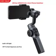 3-Axis Phone Stabilizer Gimbal for Huawei Samsung ZhiYun SMOOTH 5S (Gray)