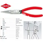 【元山五金】德國原裝 K牌 KNIPEX 6" 尖嘴鉗 25-160 6吋尖嘴鉗 尖口 水電居家 高級特殊鋼160MM