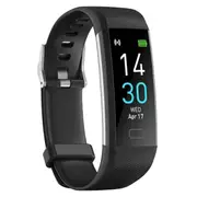 Nivo Smart Bracelet (0.96-inch Display/Heart Rate/Step Count/Sleep Tracking) - Black