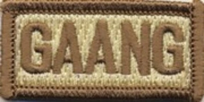 GAANG GEORGIA AIR NATIONAL GUARD FSS SLEEVE DESERT HOOK & LOOP PATCH
