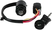 MZBZUTEDEE Motorcycle Ignition Switch Key Fits Fit for Honda SXS500M Pioneer 500 MUV700 BigRed 700 SXS700M2 Pioneer 700 OEM:35100-HL5-A01 Parts