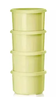 Set of 4 Tupperware Serve And Store Canister Set Bowls with lids