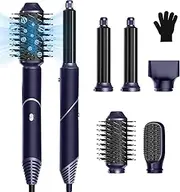 5-in-1 Hairstyler Hair Dryer Brush, Curling Iron with Air Left/Right
