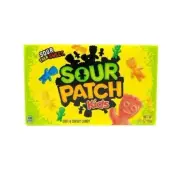 907607 1 X 99g BOX SOUR THEN SWEET SOUR PATCH KIDS SOFT AND CHEWY CANDY