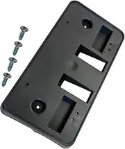 Car Front Bumper License Plate Frame Bracket, 84428907 GM1068198, with 4 Screws, Compatible with 2019-2021 GMC Sierra 1500 Base